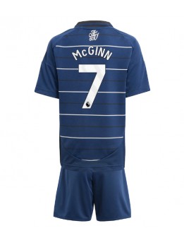 Aston Villa John McGinn #7 Ausweichtrikot für Kinder 2024-25 Kurzarm (+ Kurze Hosen)